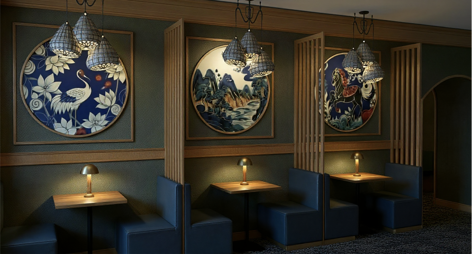 Dining Booth Perspective