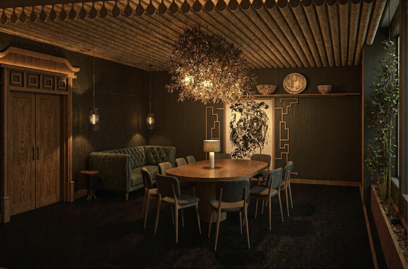 Private Dining Perspective 