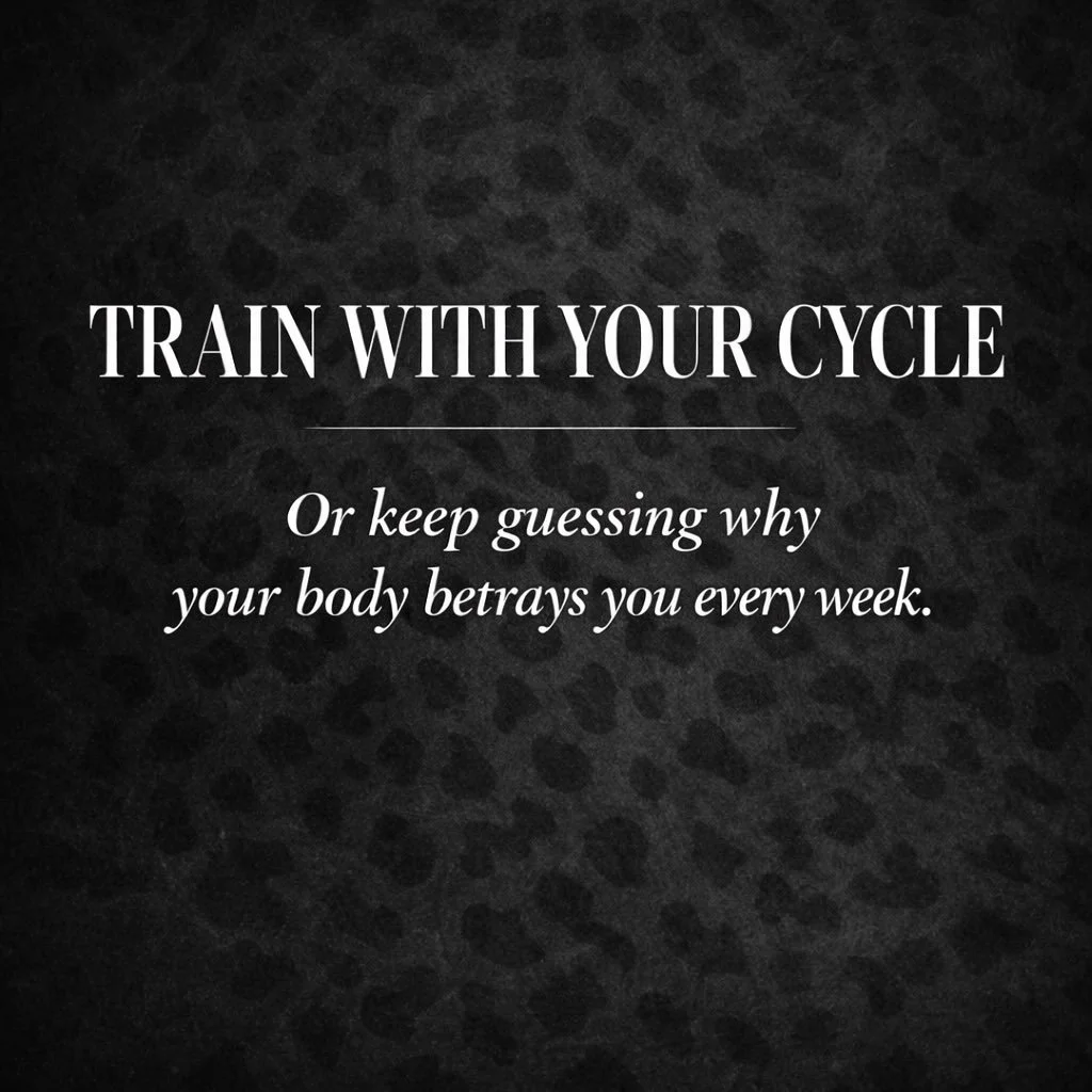 You&rsquo;re not &ldquo;off.&rdquo;
You&rsquo;re just out of sync.

Your body follows a pattern whether you respect it or not.
Ignore it &rarr; burnout, inflammation, plateaus.
Work with it &rarr; performance, shape, control.

Same body. Different re