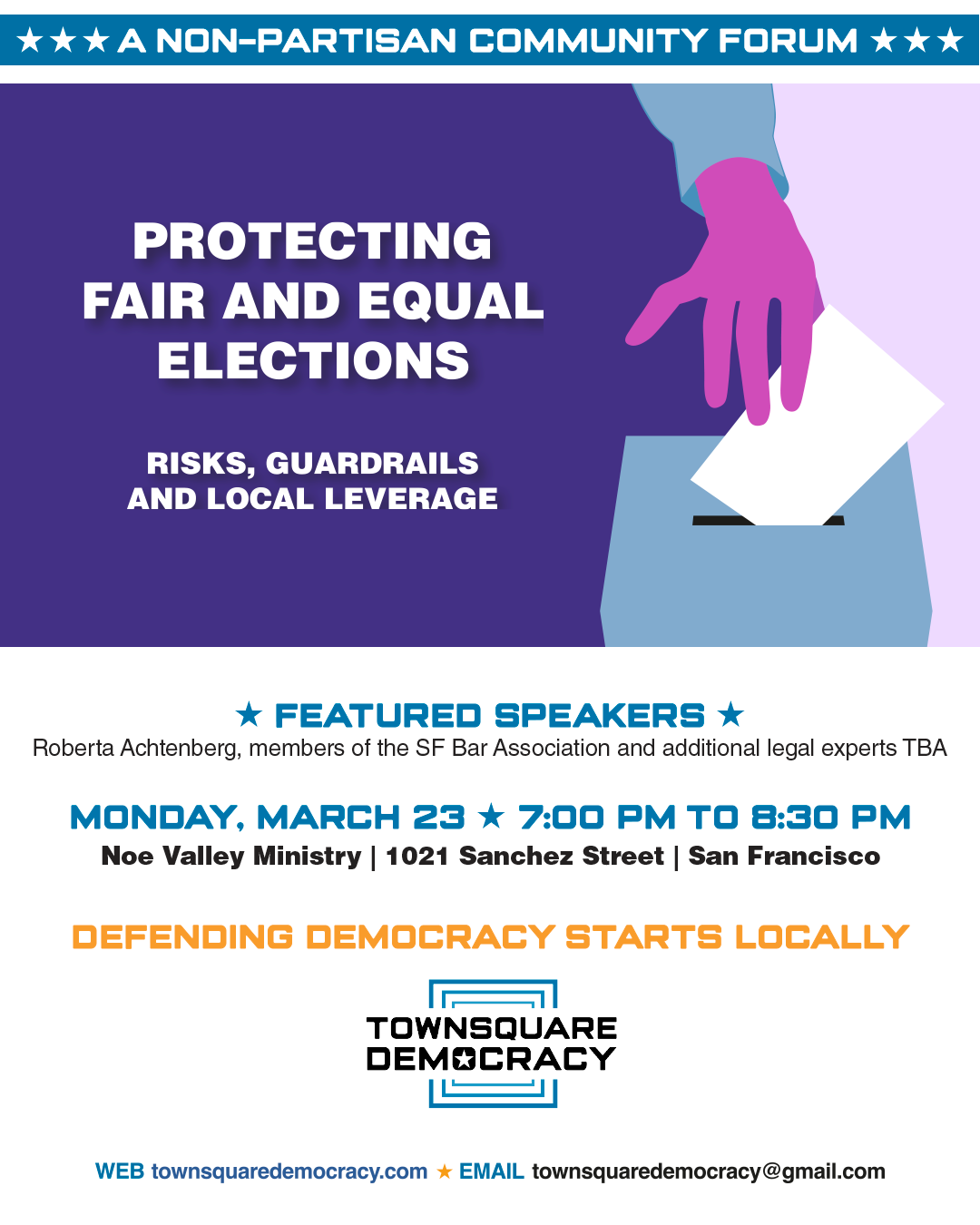 Protecting Elections Forum