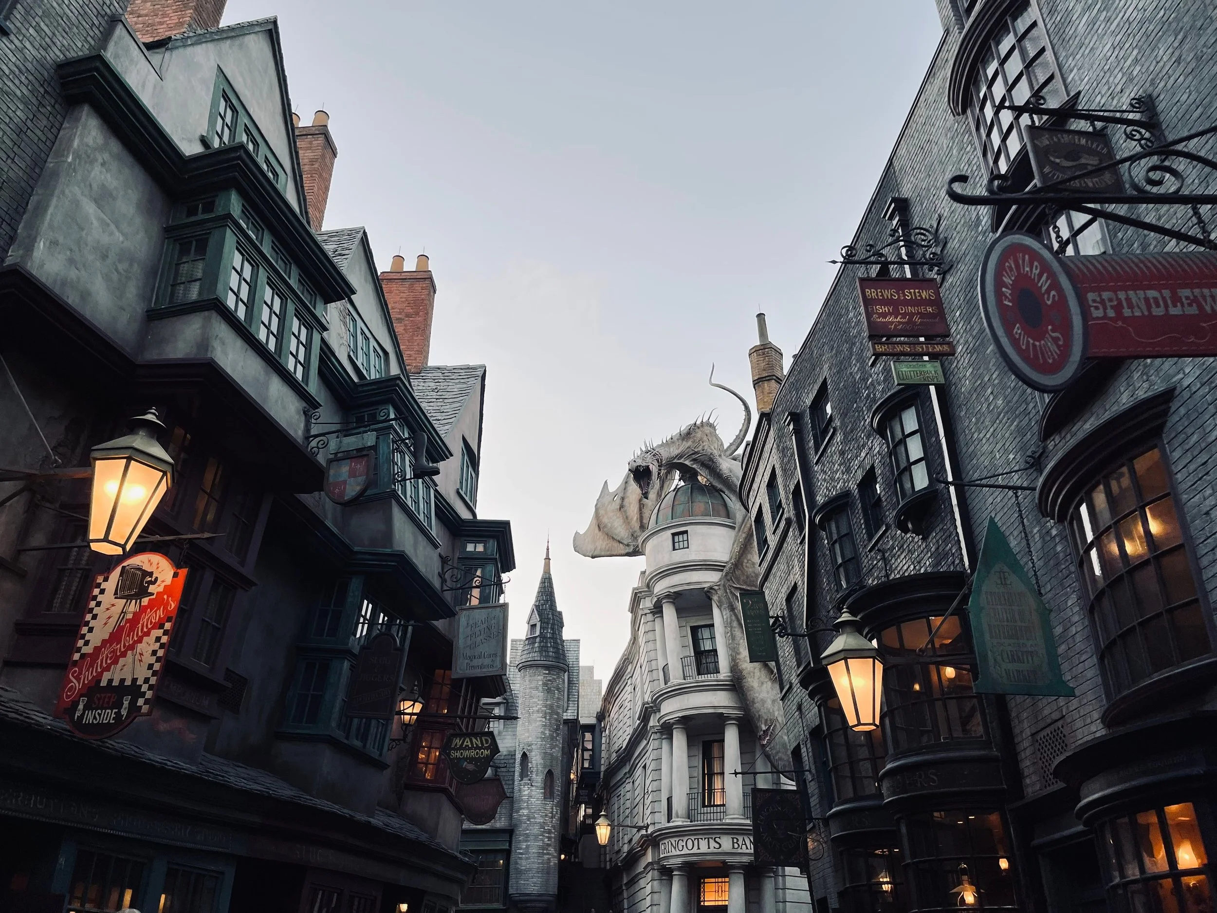 Harry Potter, Diagon alley, universal orlando, dragon