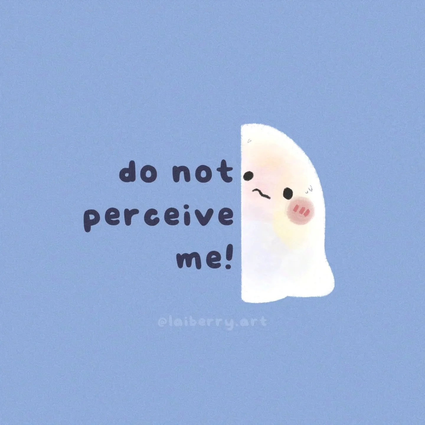 Please do not disturb, I'm busy playing pokopia. (◡‿◡✿)

#cuteartdaily #shyghost #stickerart #stickershop