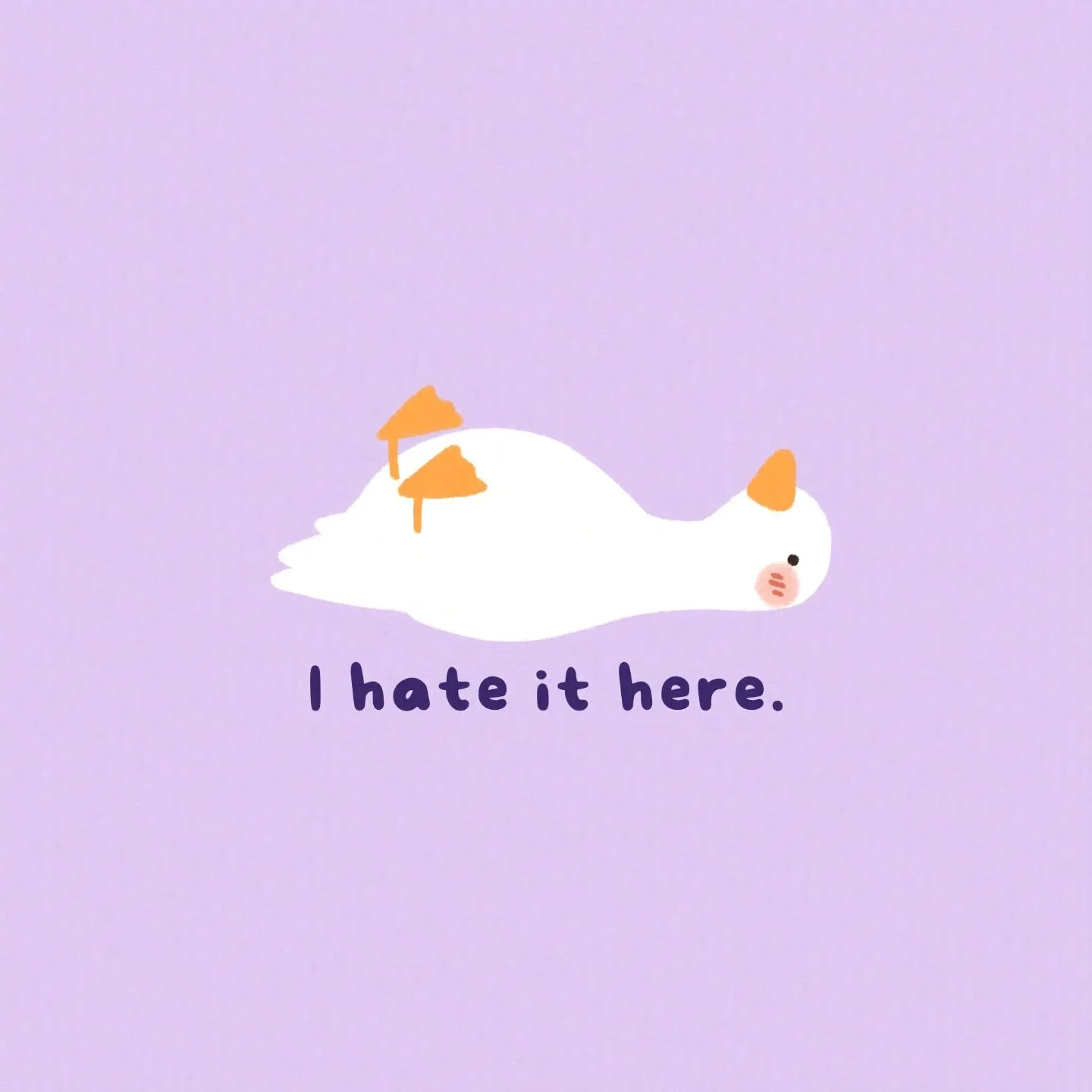 2026 got me like 🫠

#cuteillustrations #cuteartdaily #ihateithere #sillygoose #stickershop