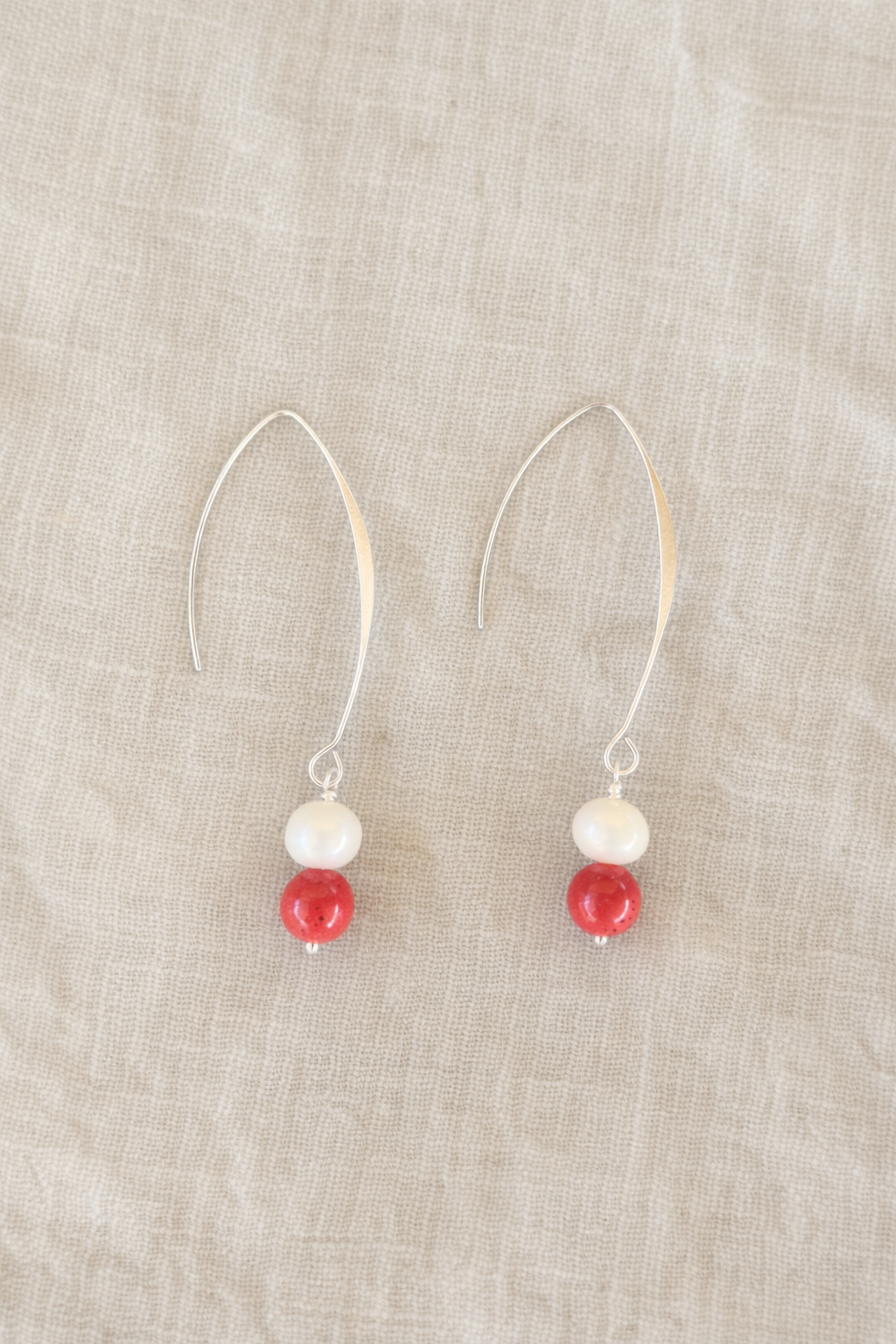 The Coral Drop Earrings