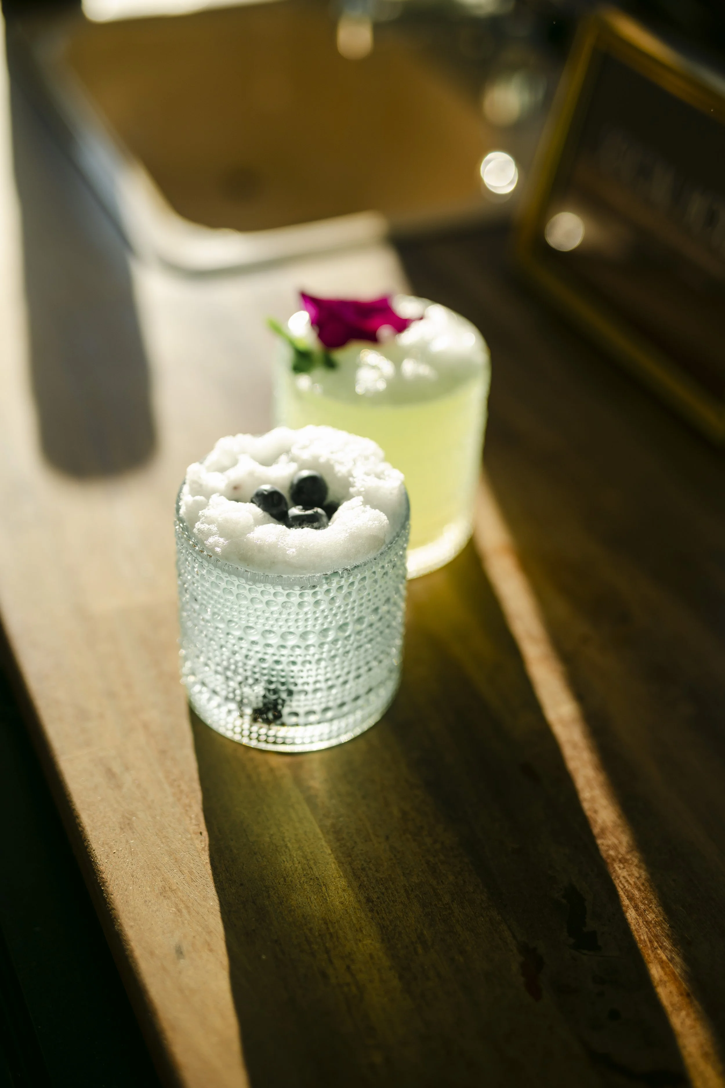 Signature cocktails for private events, mobile bar and bartending by The Social Hour, serving Charleston SC | Based in Aiken SC