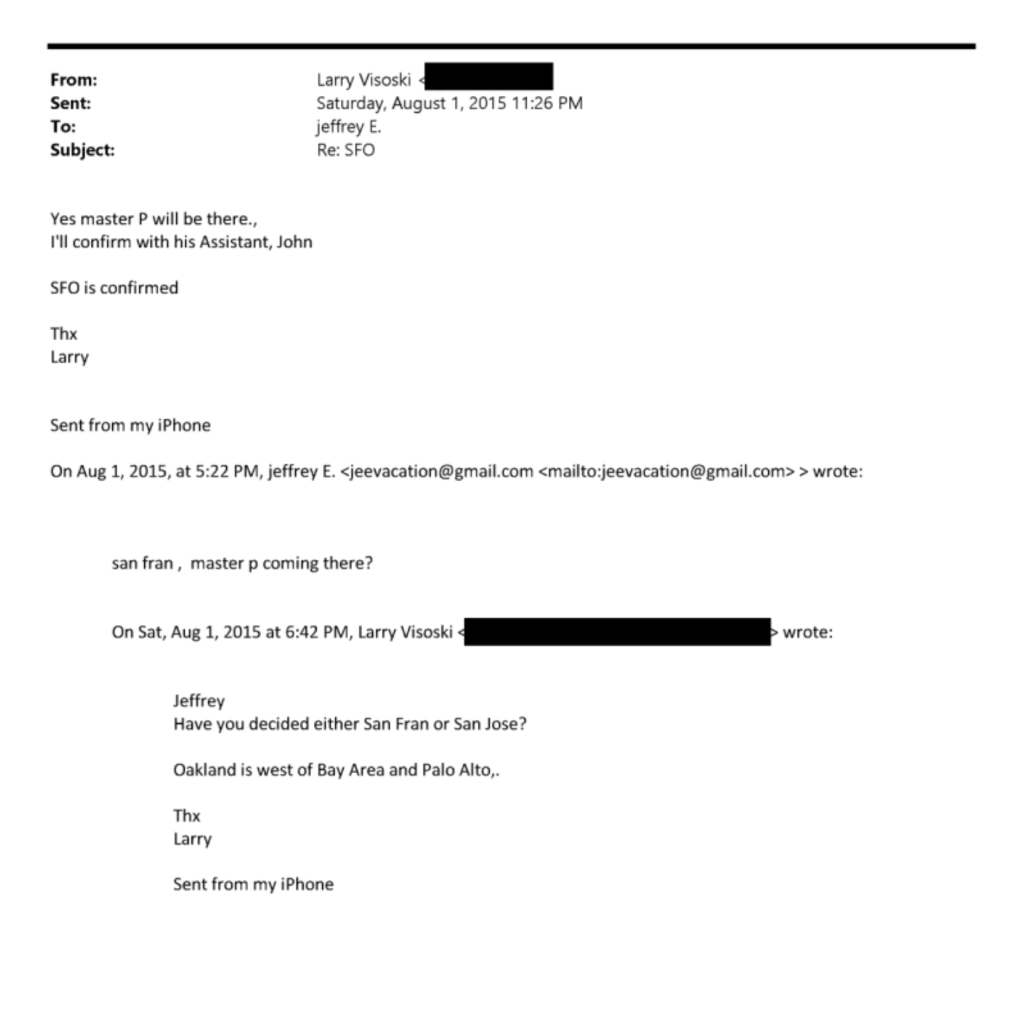 Master P Eyed Jeffrey Epstein's 'Lolita Express' Jet in 2015 Emails