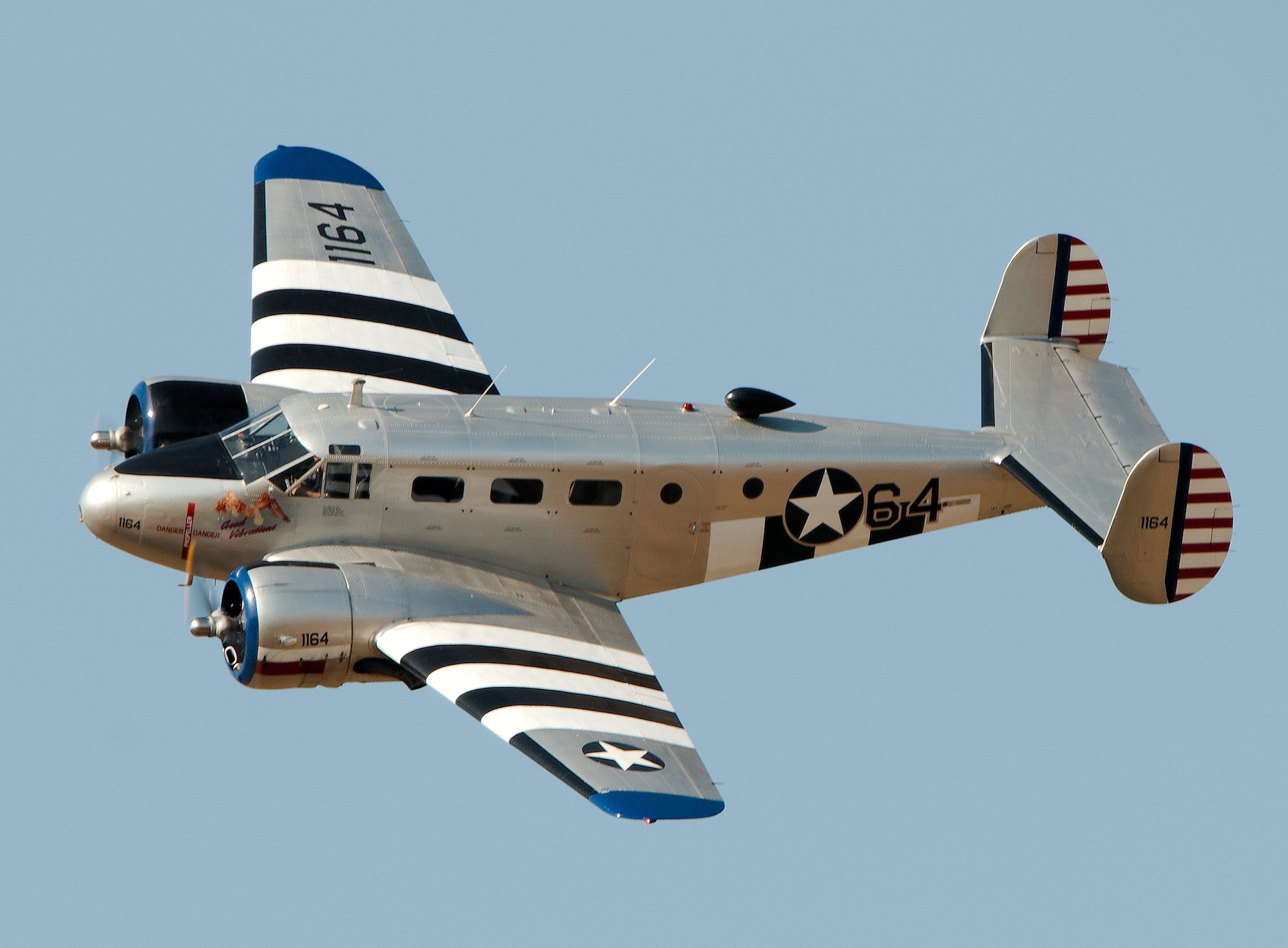 Beechcraft D18S NC80333 owned by Winship Nunnally 1947