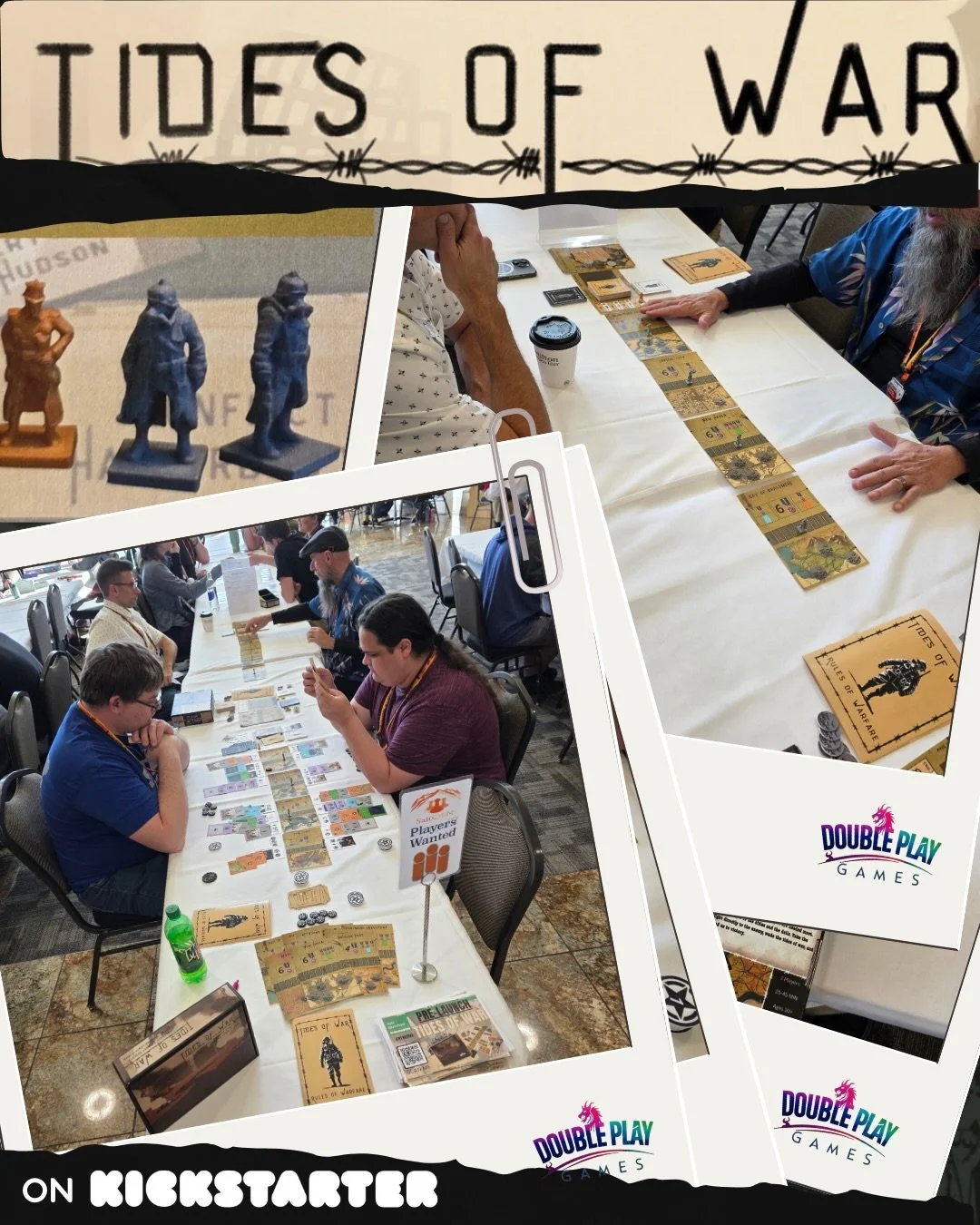 Salt Con in Utah is an absolute blast! Watching everyone get hooked on &lsquo;Tides of War&rsquo; is the best! The laughter and battles are non-stop, and we&rsquo;re so stoked people are having a blast playing. Want to join the adventure? Follow our 