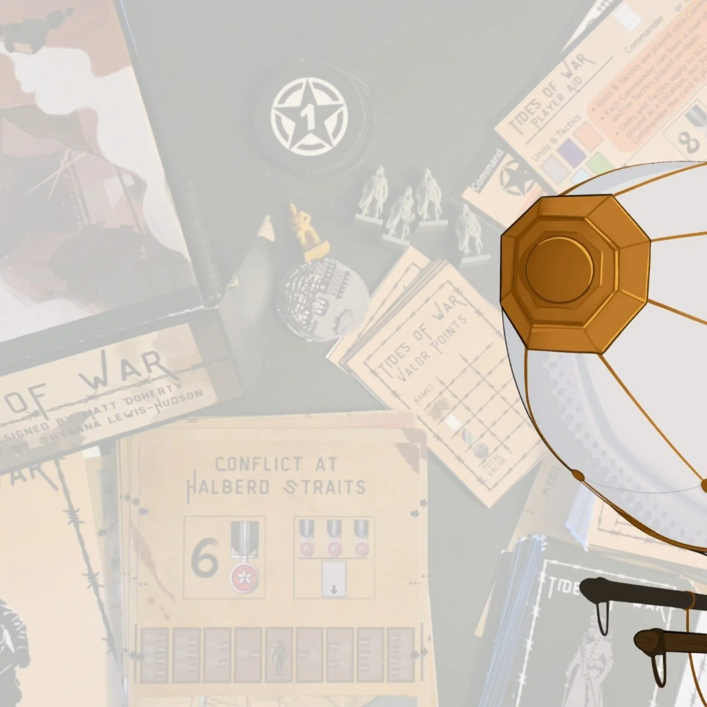 Find out about your next favorite card game! 
Tides of War is a lane control game where you, as the General, strategically assign your commanders to the the 4 fronts of the war before deploying your troops and tactics to the front-lines. 
Conquer the