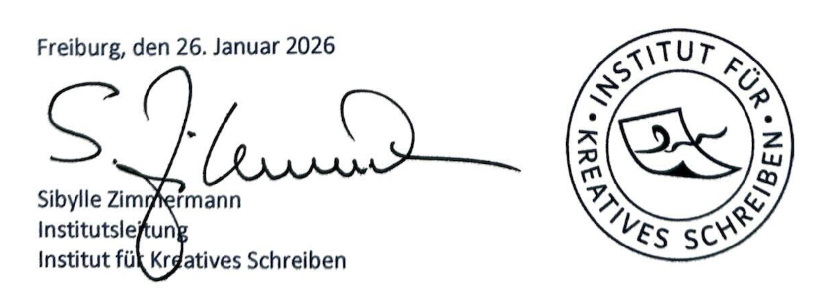 Das Bild zeigt das Zertifikat zur Schreibpädagogin von Kathrin Stebich