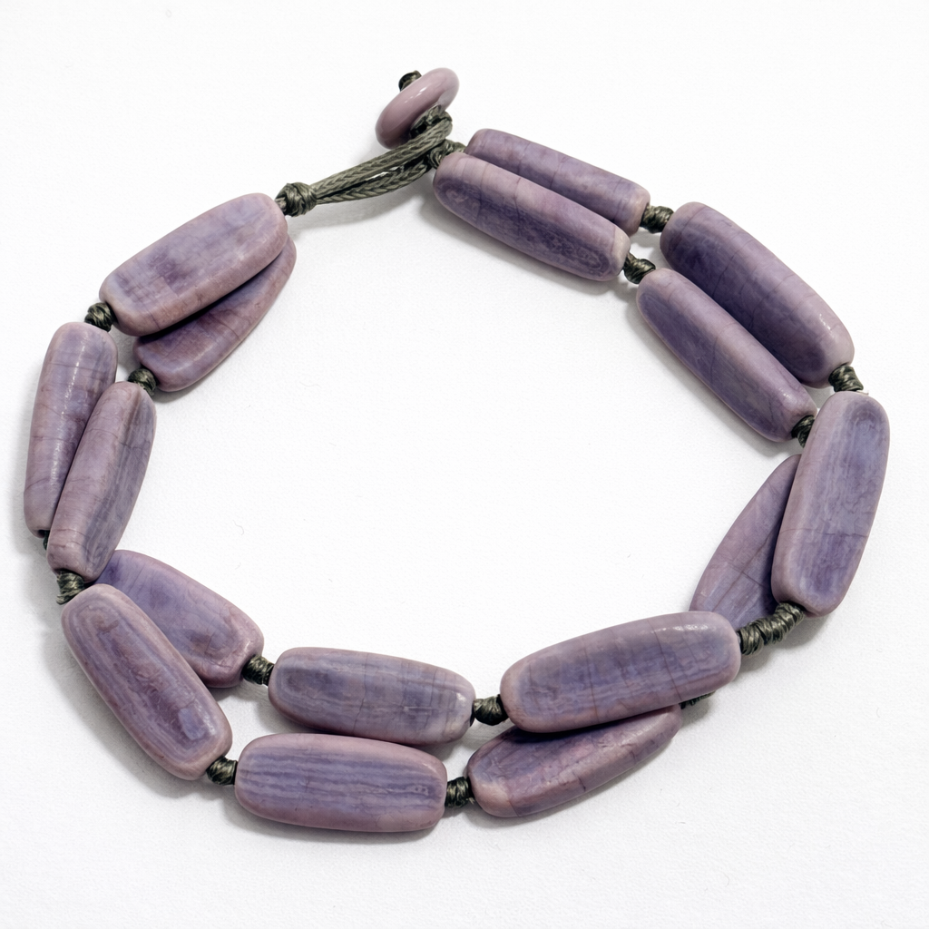 bracciale baguette lilla