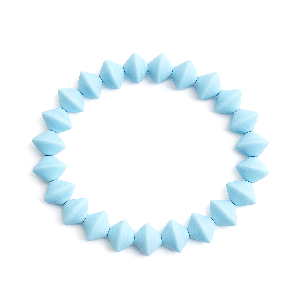 brecelet doppiconi celeste