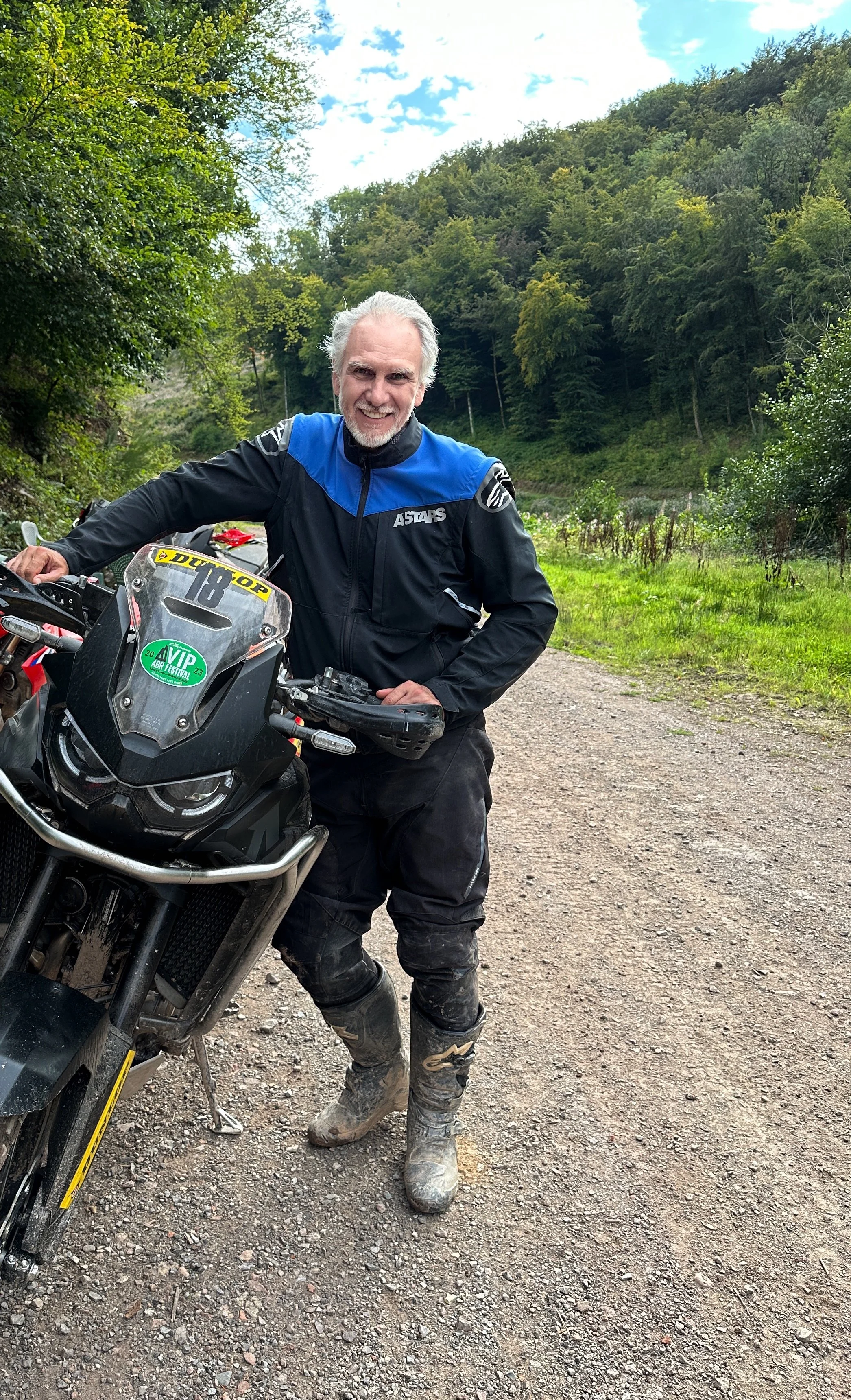 England, 2023. Honda Adventure Centre. Off-road training.