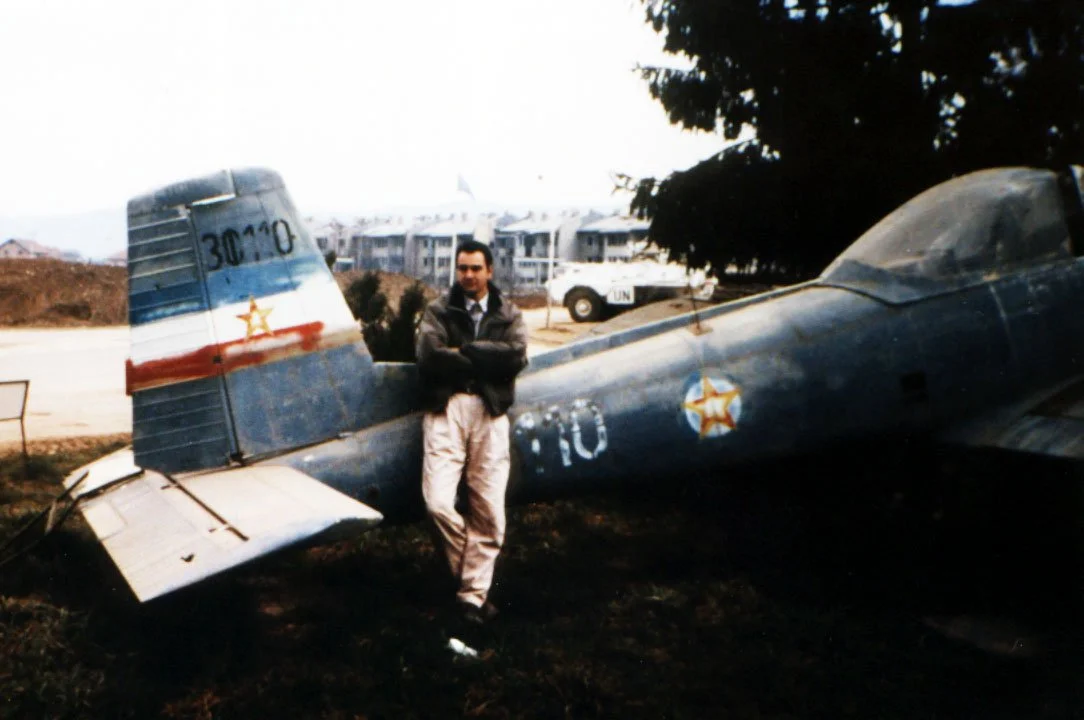 Sarajevo Airport, 1993. UNHCR field assignment during the siege.