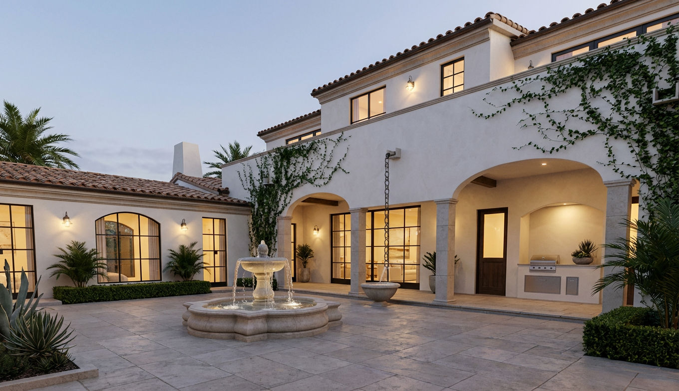 Rancho Santa Fe Courtyard