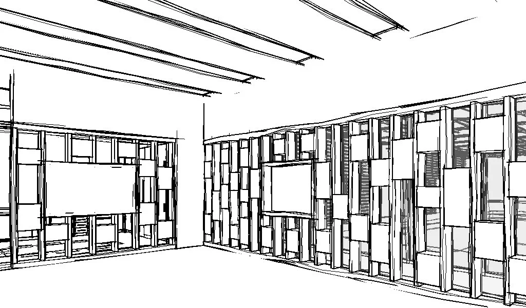 sketch - 3D View - Party room.jpg