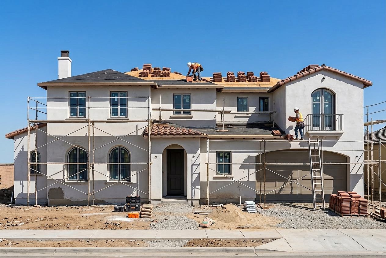 New home construction california