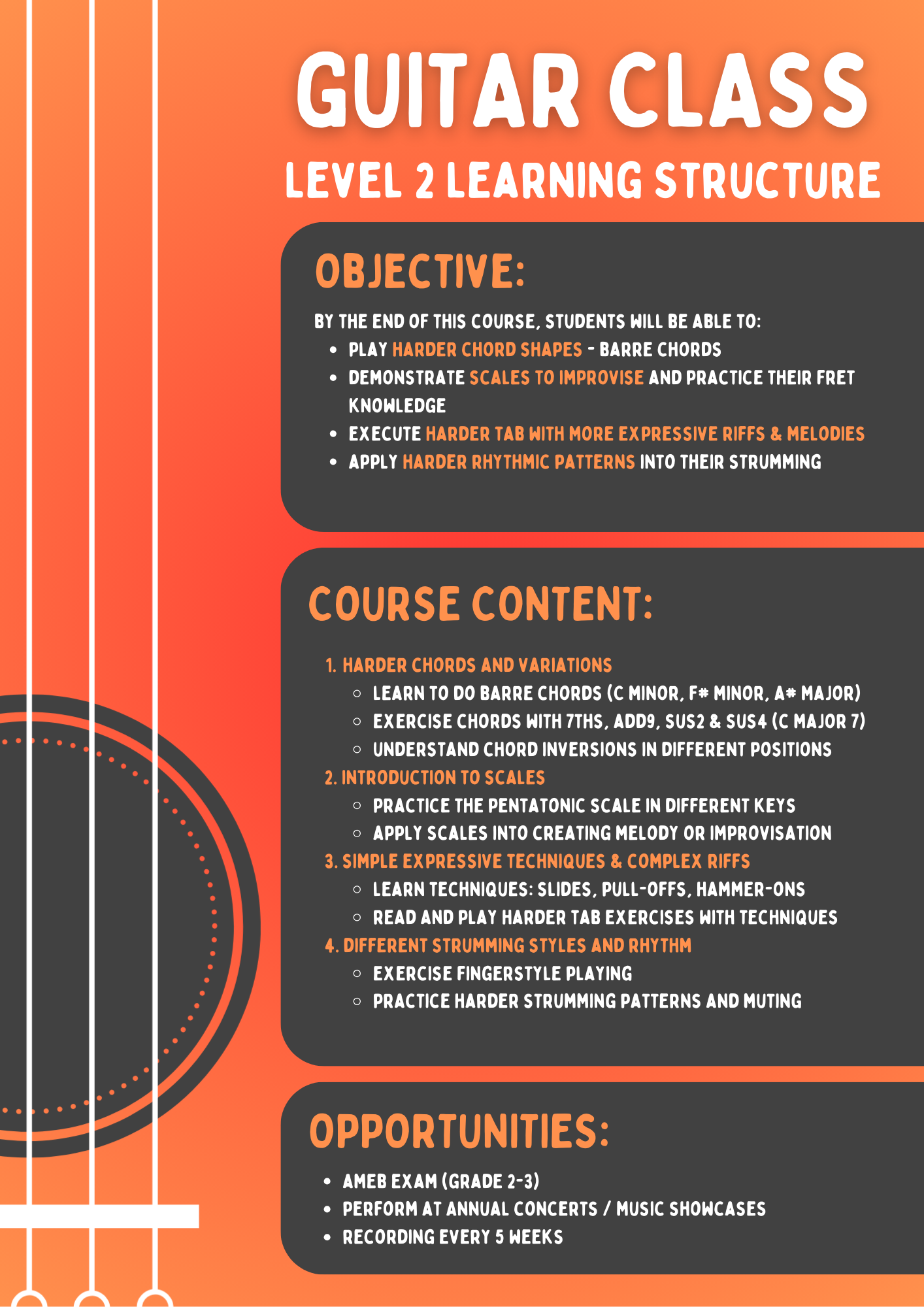 Guitar Class Content 2