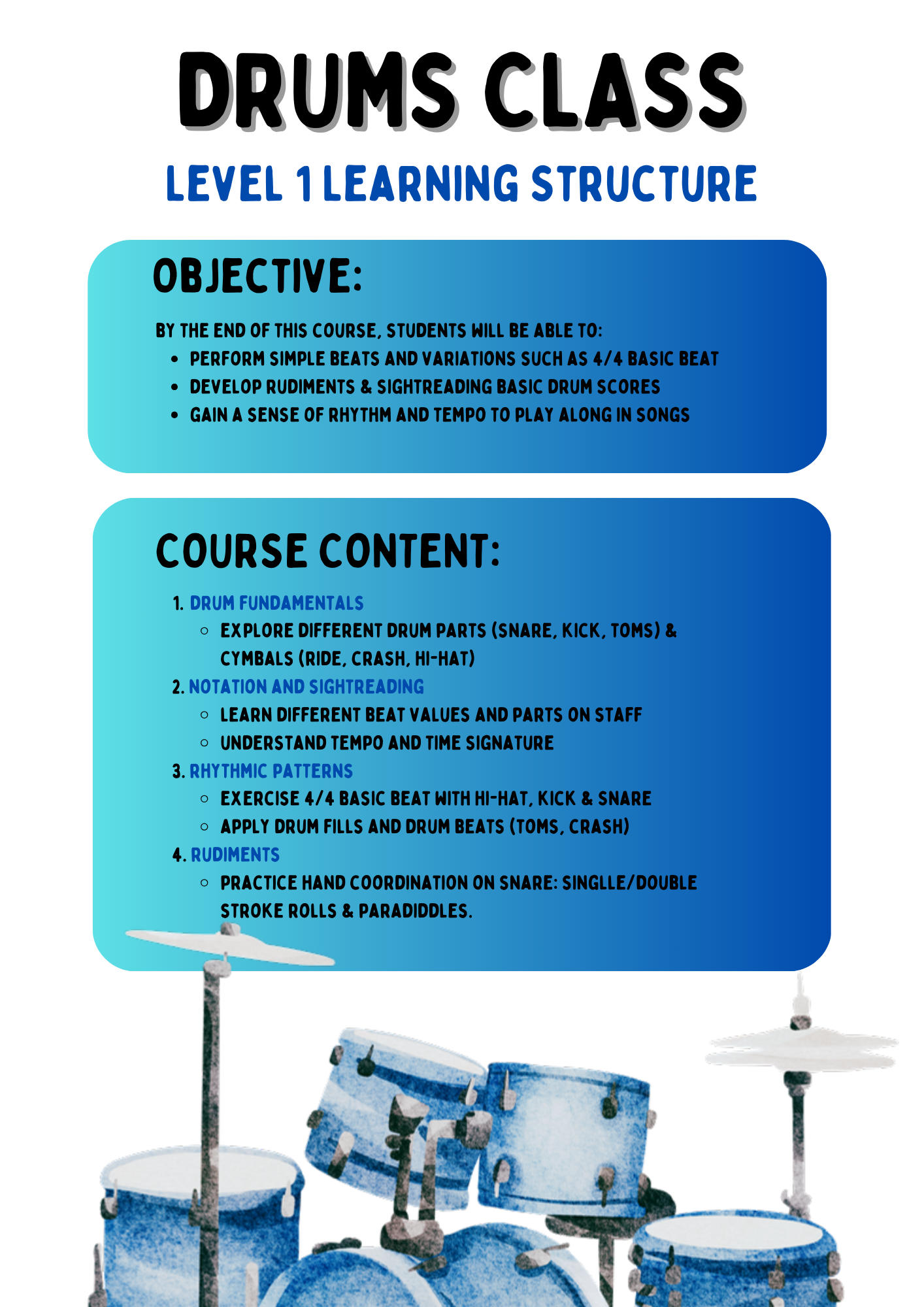 Drum Class Content 1