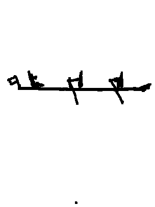 Strichzeichnung von drei Hunden auf einer Linie