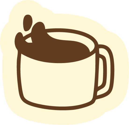 Tasse de café avec quelques éclaboussures. de mouvement