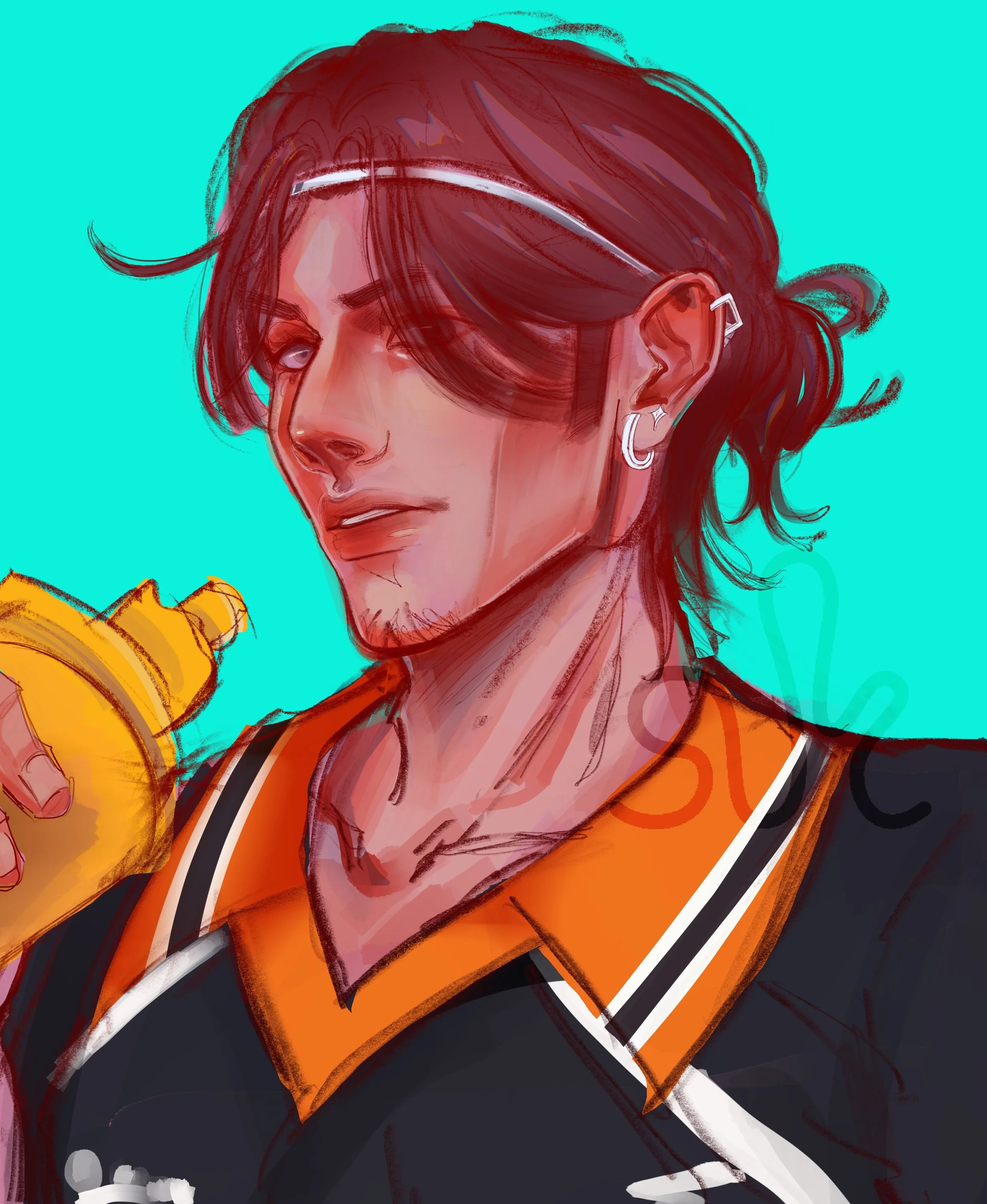 Asahi Azumane (Haikyuu) - Study