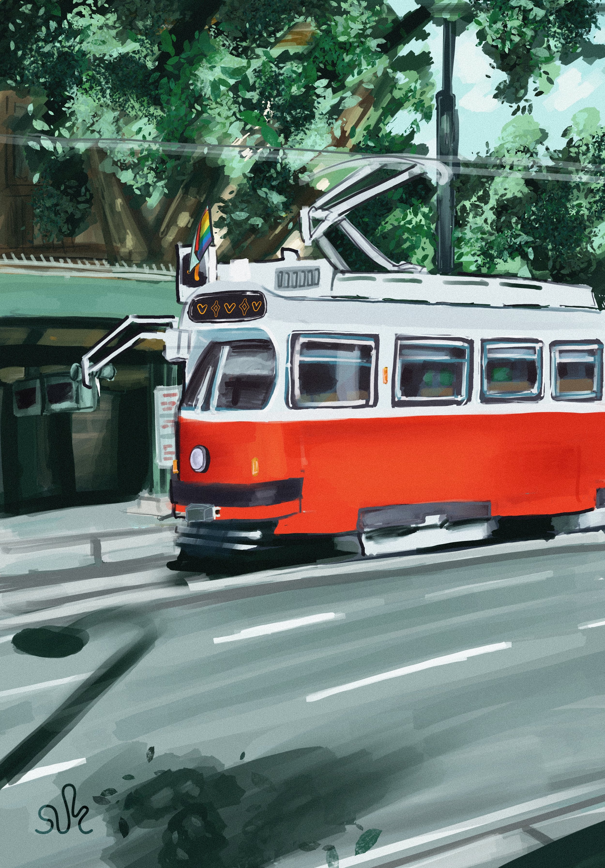 Environment Study - Tram