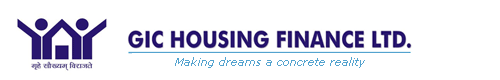 GIC Housing Finance Ltd. logo with tagline 'Making dreams a concrete reality'.