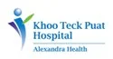 Logo of Khoo Teck Puat Hospital with the text 'Khoo Teck Puat Hospital' and 'Alexandra Health' beneath it.