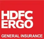 HDFC ERGO General Insurance logo in red and white