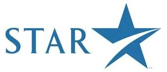 Logo with the word 'STAR' and a stylized star graphic