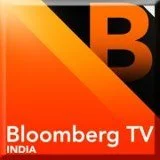 Bloomberg TV logo with orange and black design and letter 'B'