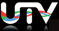UTV logo with colorful wave design