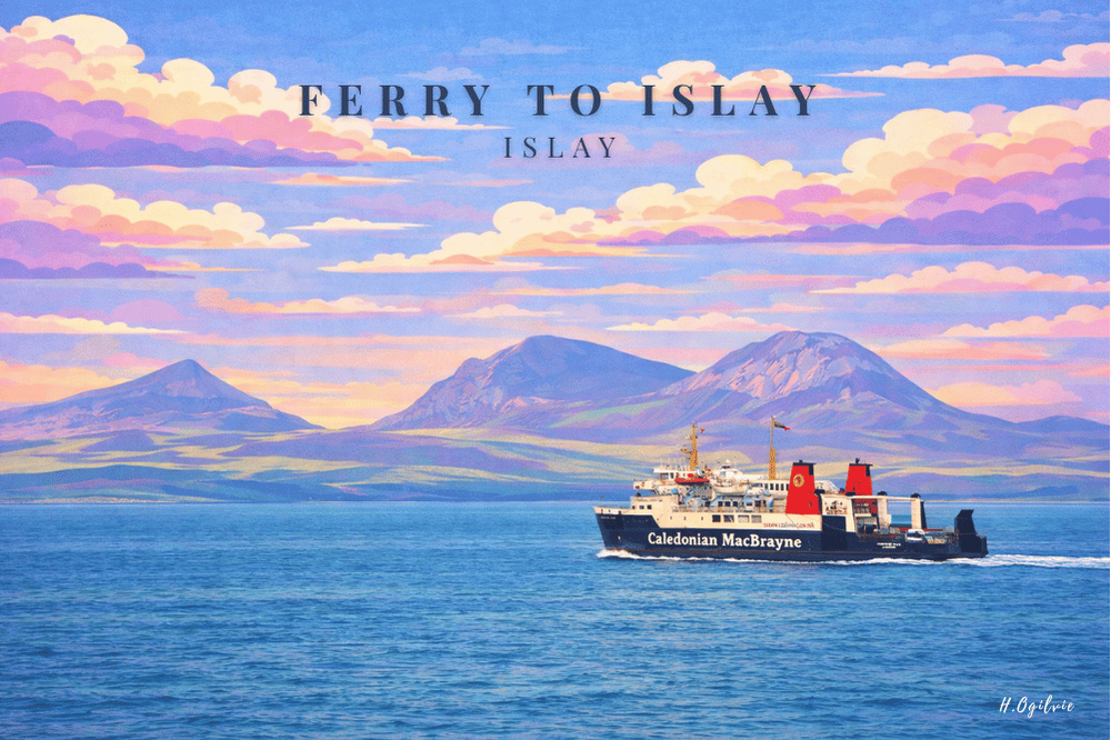 Digital Art by Heather Ogilvie Ferry to Iialy