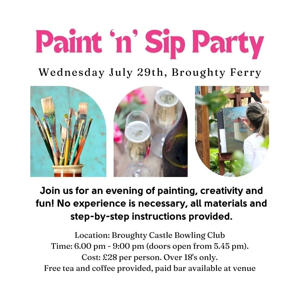 Paint 'n' Sip Party | Broughty Ferry | 29th July 2026