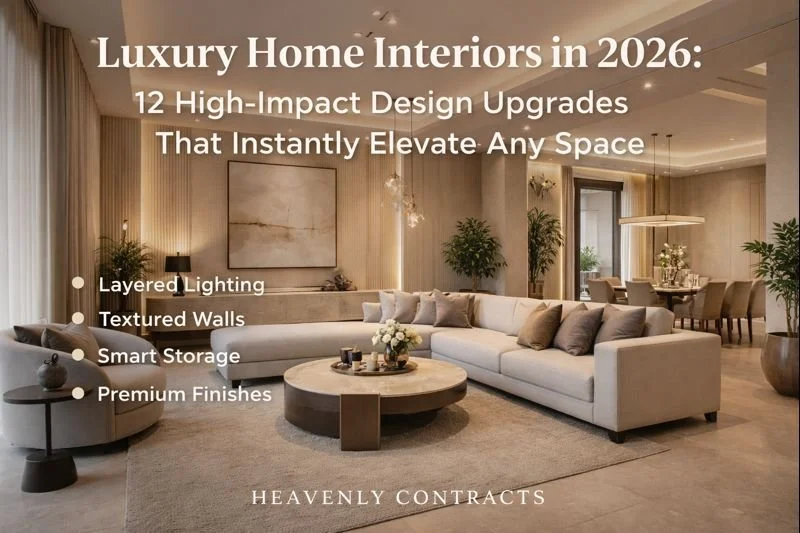 Luxury Home Interiors in 2026: 12 High-Impact Design Upgrades That Instantly Elevate Any Space