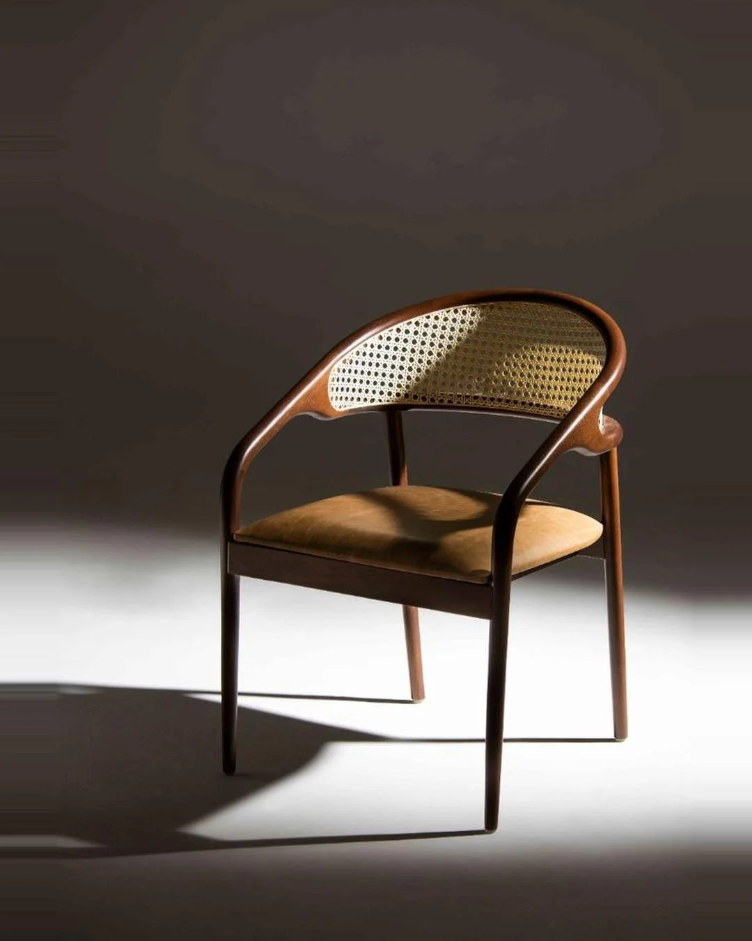 Vintage Elegance Wooden Accent Chair