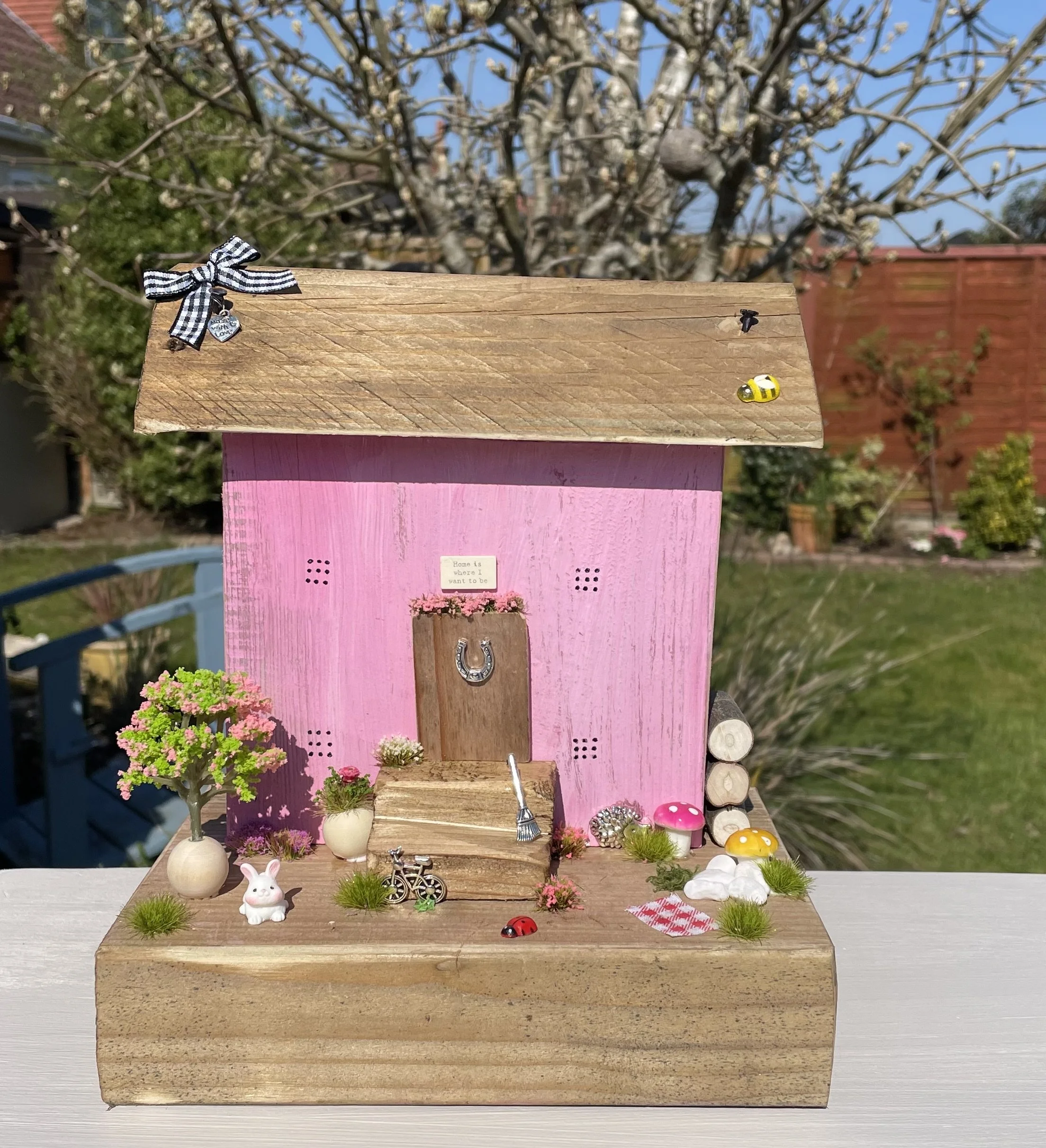 Large Pink Country Cottage