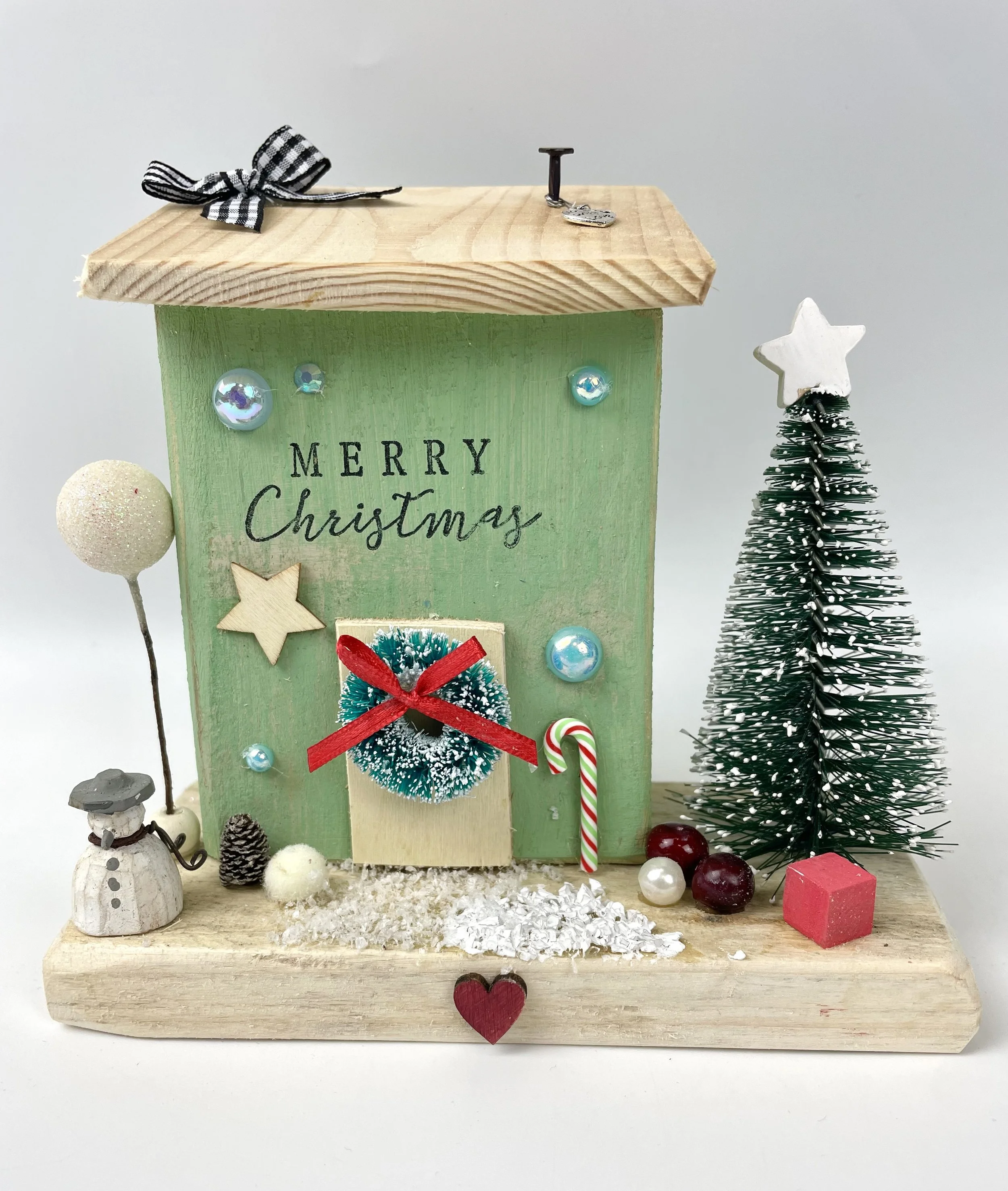 Green Christmas House