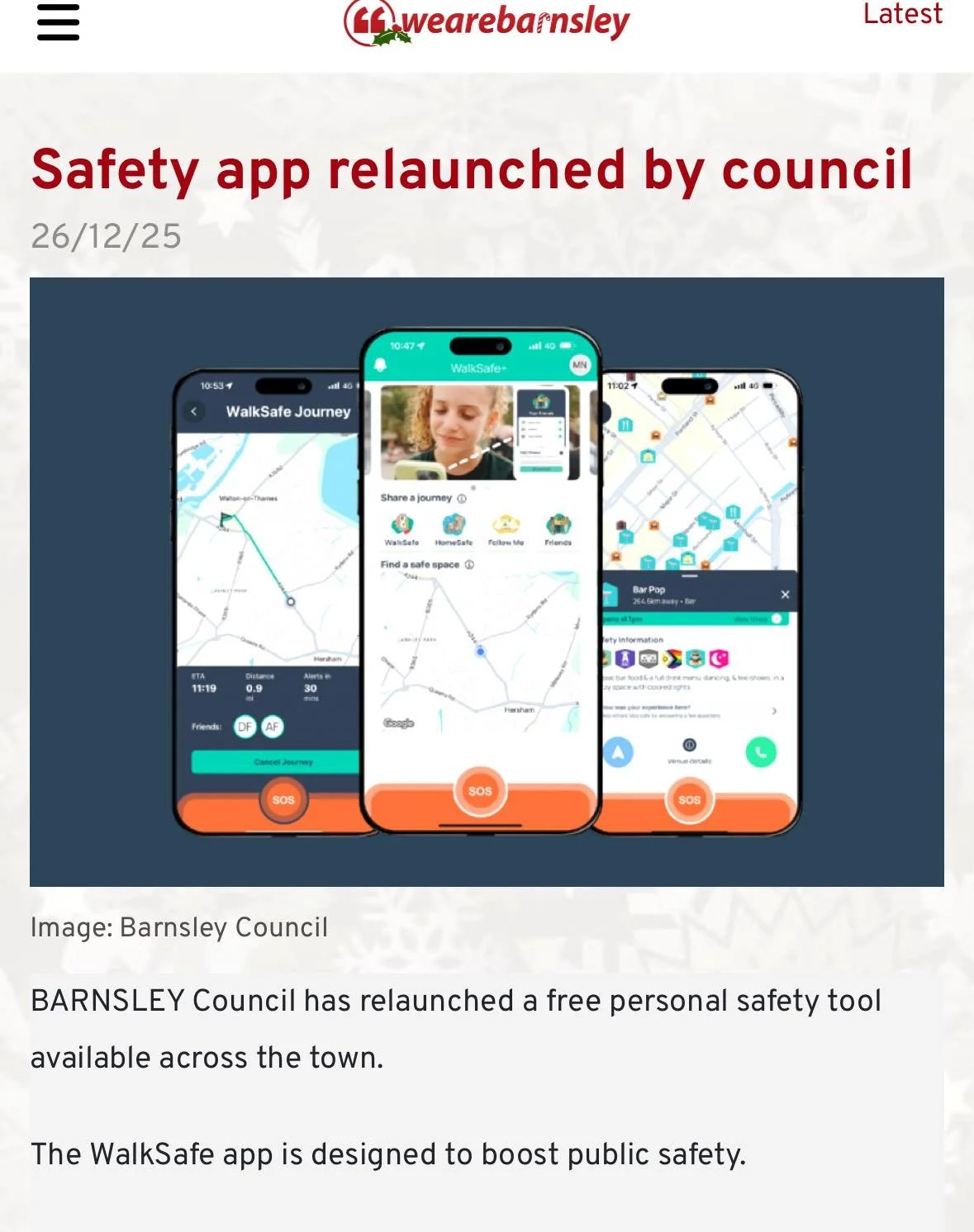 A Safety App Is Not a Safety Strategy — Barnsley Deserves Better
