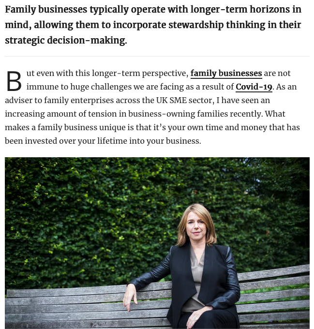 The Scotsman : Family business challenges in the ‘new normal’ by Mairi Mickel