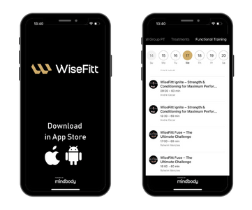 WiseFitt Gym app is the ideal place for booking, scheduling, and keeping up with all things WiseFitt!