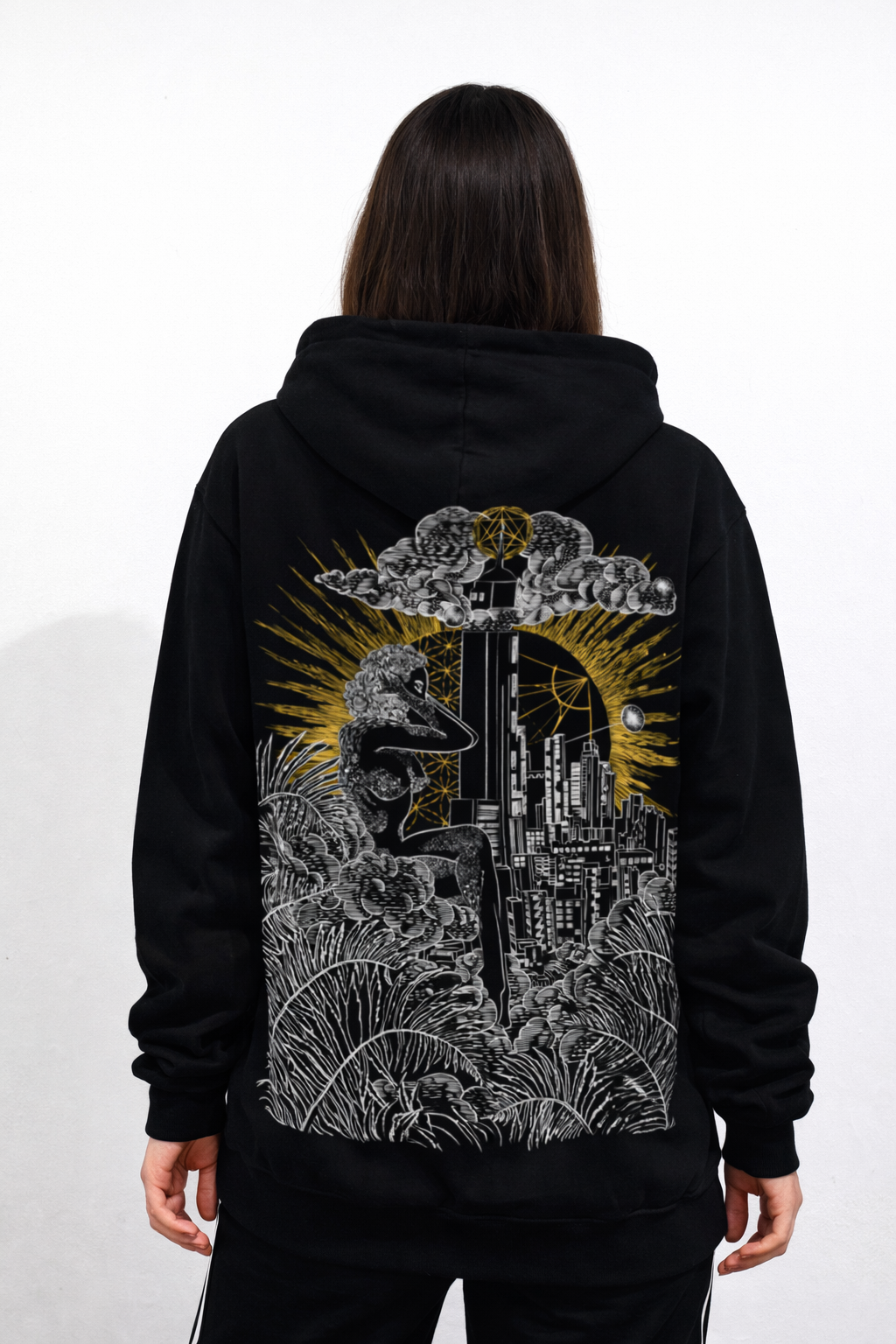 Hoodie "Lost between two worlds"