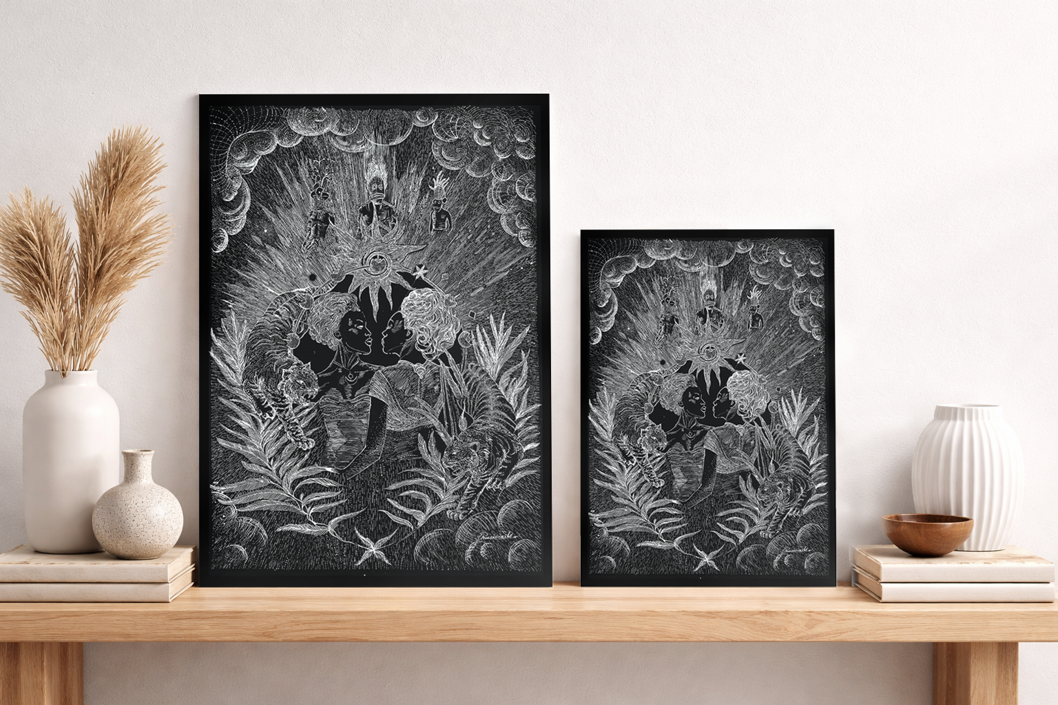 "Rising light" poster