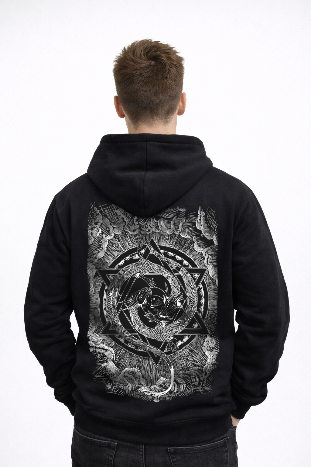 Hoodie "Glance of Realisation" (heavyweight)