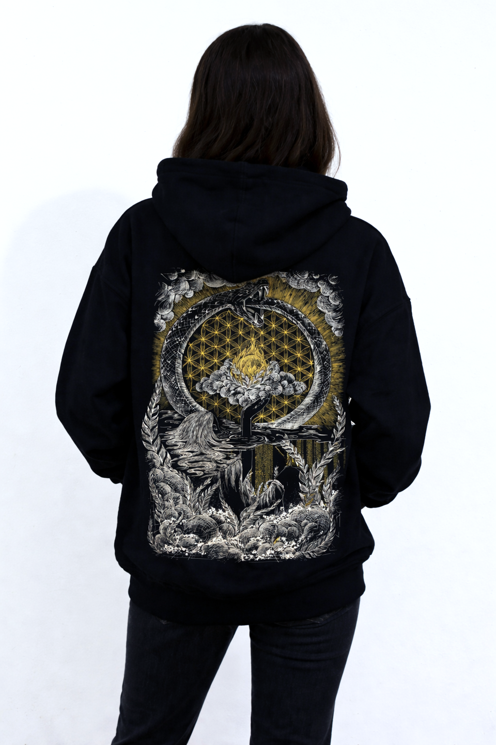 Hoodie "Eternal Light" (heavyweight)