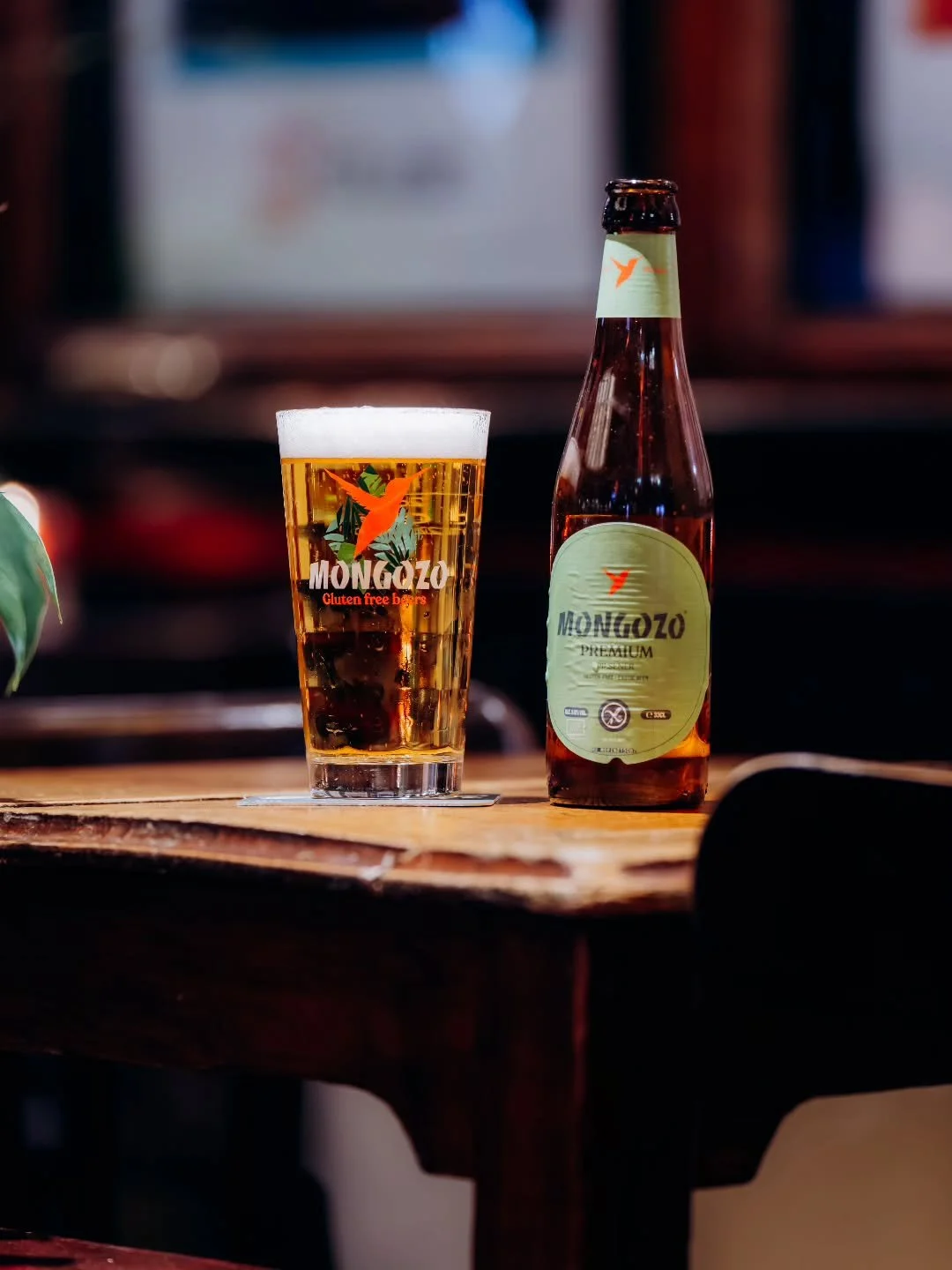 Glutenvrij, maar gewoon goed bier.

De Mongozo Premium Pilsner is fris, licht en perfect in balans &mdash; precies zoals je een pils wil drinken.
Geen concessies, gewoon een goed glas bier voor iedereen.

👉 Gewoon bij ons aan de bar