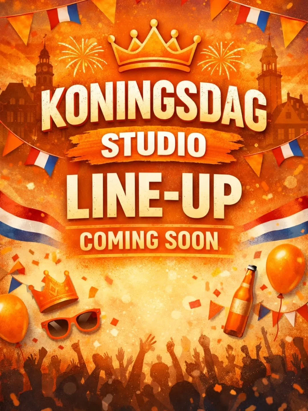 Koningsdag komt eraan&hellip; 👑

Wij zijn bezig met iets moois.
De line-up? Die droppen we binnenkort

Houd onze socials in de gaten voor het laatste nieuws! 🍻