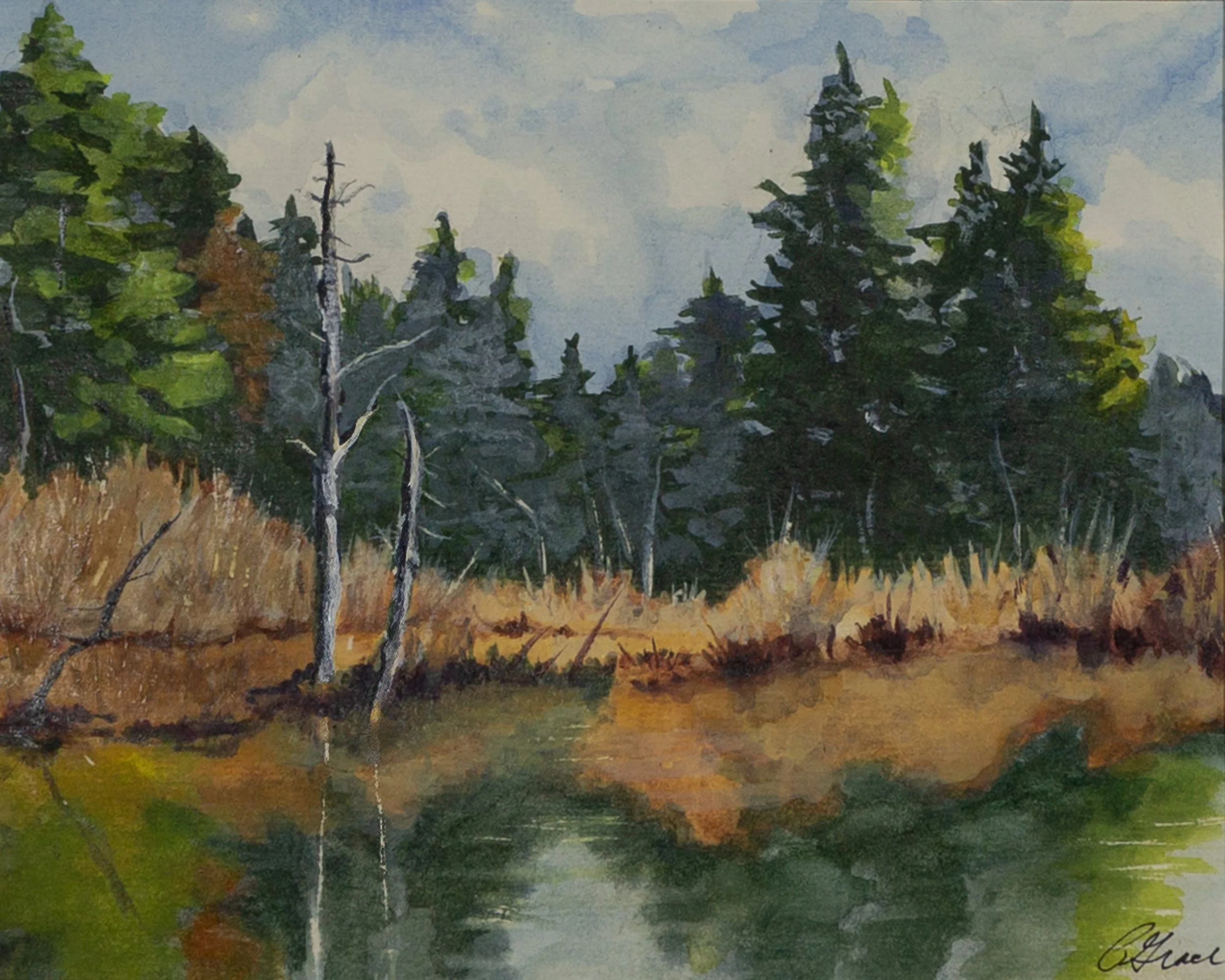 Evergreen Lake by Pat Grace