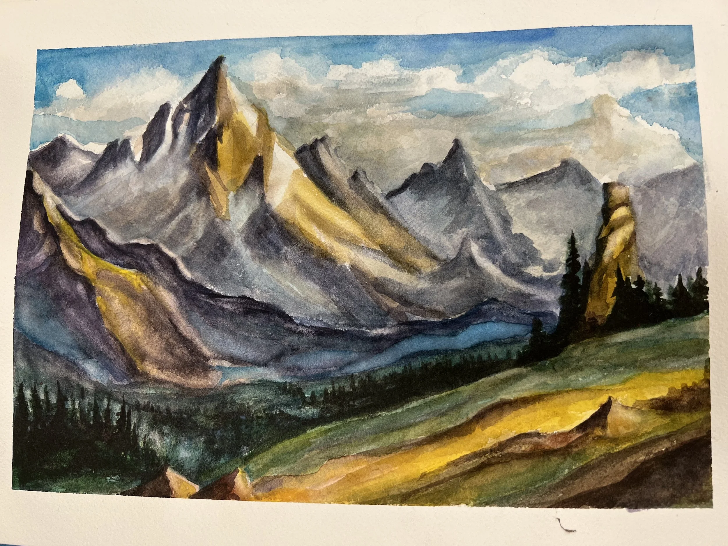 Purple Mountains by Darci Paulett